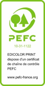 Label PEFC 10-31-1122 Edicolor