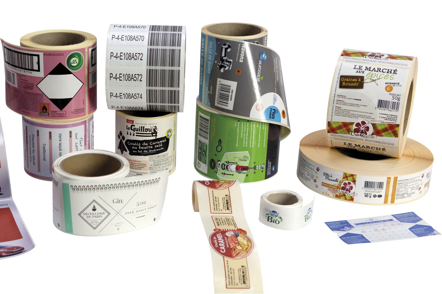 Impression étiquettes sur bobine